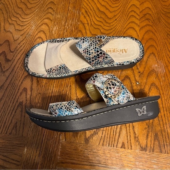 Alegria Keara Fawn Fancy Slide Sandal Sz EU 41 or US 10.5-11 Comfort Shoe - Picture 8 of 12